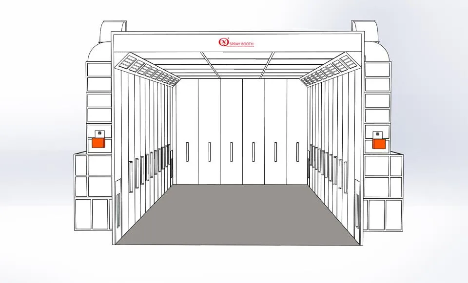 119 explosoin proof bus paint booth 配图1 119 explosoin proof bus paint booth 配图1